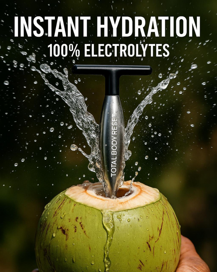 Total Body Reset™ Coconut Opening Tool Crack Fresh Coconuts in Seconds – No Mess, No Stress